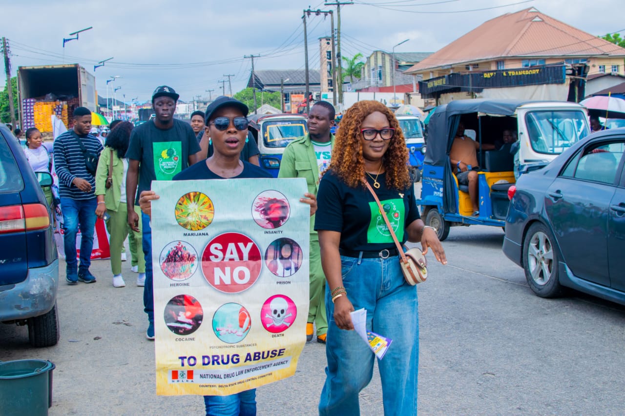 NDLEA Warri Command road walk - International Day Against Drug Abuse 2026, photo 1